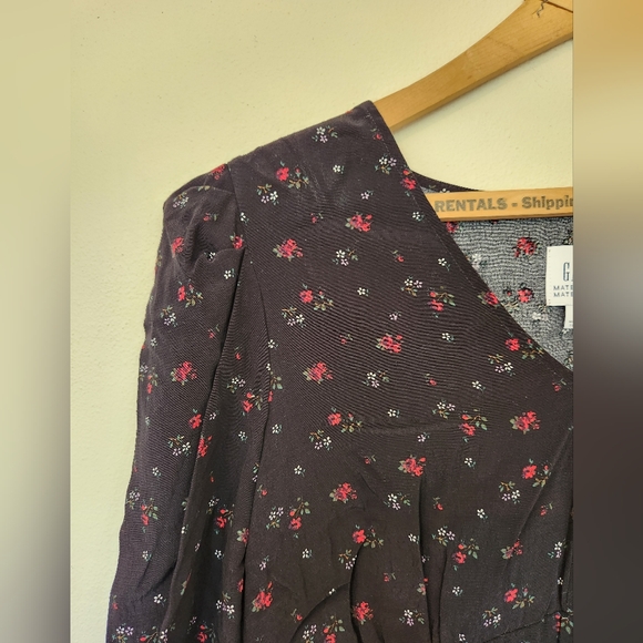 Gap Maternity Floral Dress Medium NWT - Picture 4 of 7